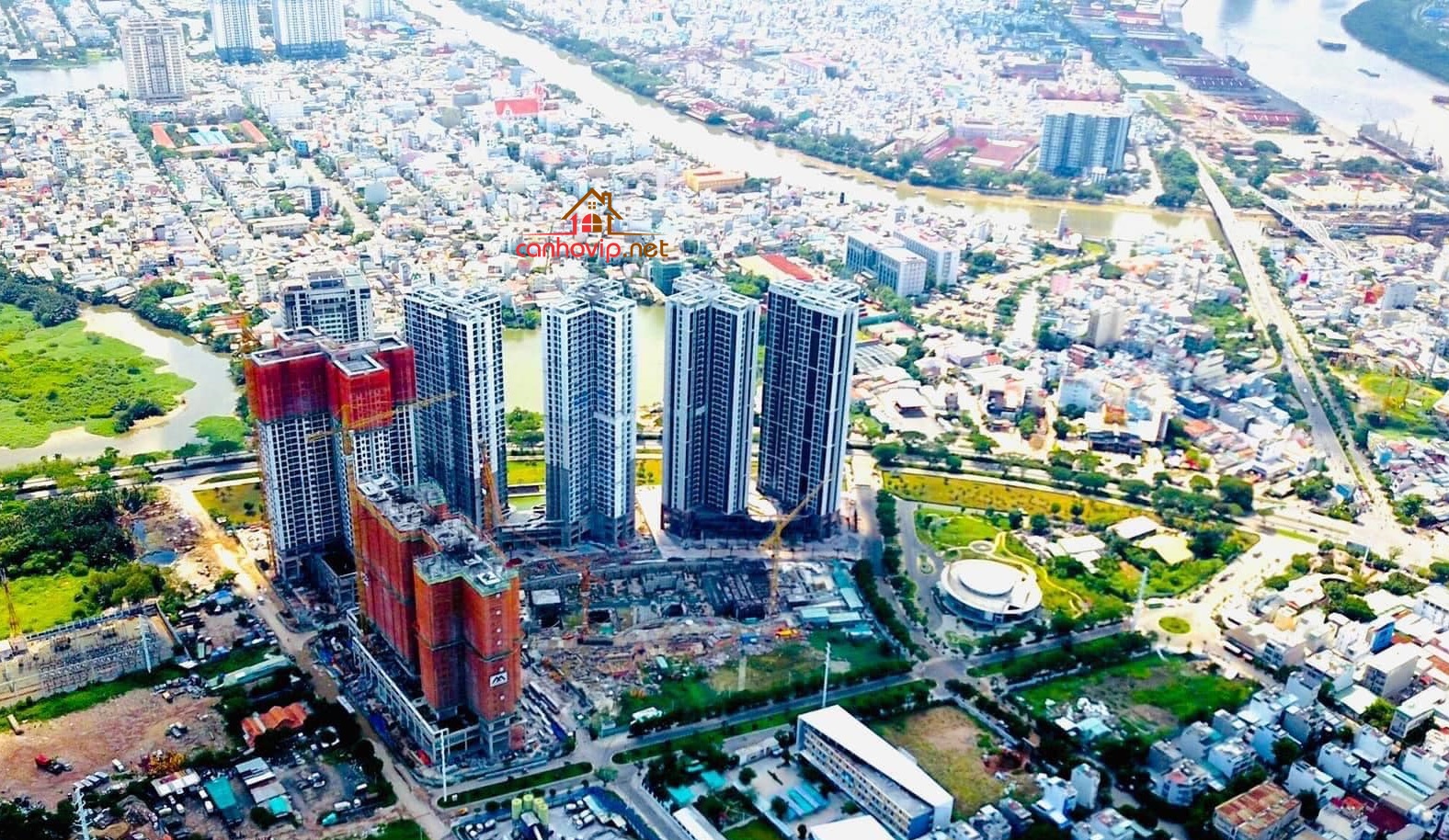 Hiện trạng dự án Eco Green Saigon đang hoàn thiện 8/2020